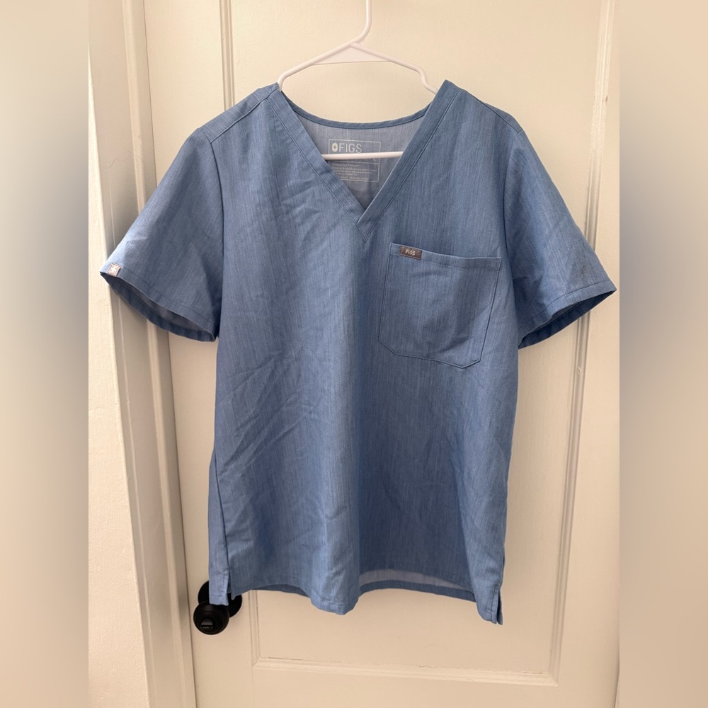 Figs Chambray Blue scrip set